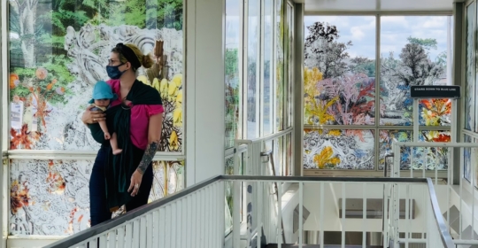 Skyline Design-Chicago Train Station: Addison Blue Line