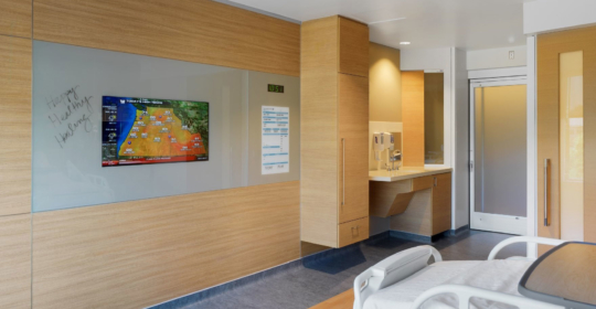 Skyline Design-Mercy Health - Jewish Hospital Tower Patient Room