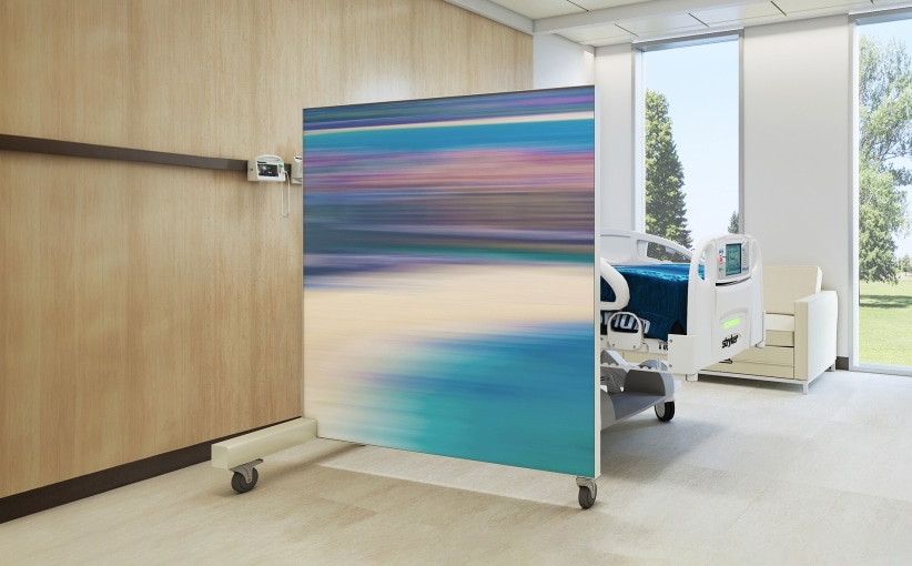 Skyline Design-Mossa™ 3 Mobile Healthcare Divider: An Award-Winning Alternative to Hospital Curtains