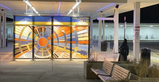 Skyline Design-Chicago Train Station: Jefferson Park Blue Line