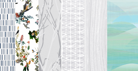 Skyline Design-Patterned Glass